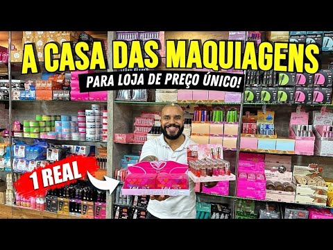 ACHEI Na 25 MARÇO | MAQUIAGEM BARATA 1Real Para REVENDA, TOP LOJA ATACADO MAQUIAGEM 25 DE MARÇO SP