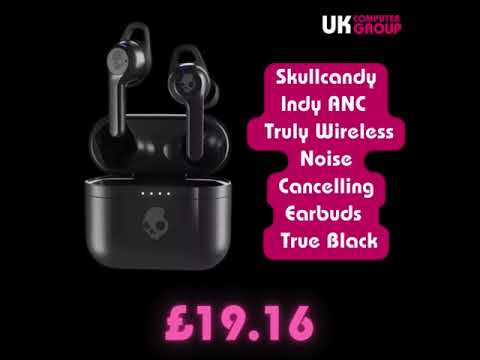 Skullcandy Indy ANC Truly Wireless Noise Cancelling Earbuds True Black (Refurb) £19.16 w/code 👇🔥🔥