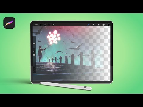 Make A Transparent Gradient In Procreate for iPad