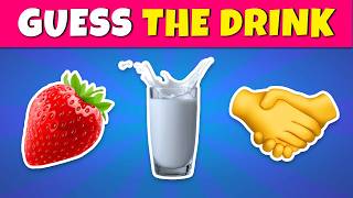 Guess The DRINK By Emoji? 🍹🧃🥤 Quiz Rainbow