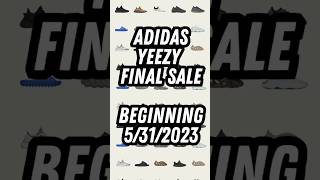 The Adidas Yeezy final sale begins soon and this is everything you need to know #sneakers #yeezy