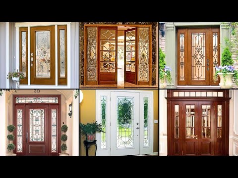 Modern glass door design / Wooden glass door#glassdoordesign