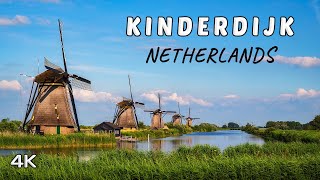 Kinderdijk, Netherlands - 4K Windmill Sceneries