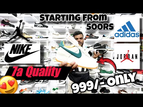 Branded Copy Shoes 👟At Cheap Prize 🔥😍| Nike,Jordan,Puma,Adidas | 80%Off | Shoe Garden | Nishus Vlogs