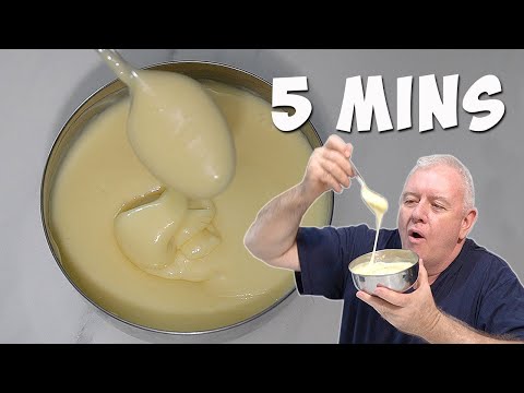 Sweetened Condensed Milk in UNDER 5 Minutes NO FAIL Method