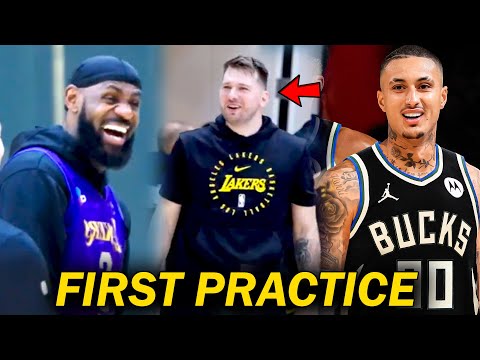 Na-HYPE si LeBron sa ginawa ni Luka sa practice, iyak ang warriors kay KD ayaw ng bumalik! | TRADE!