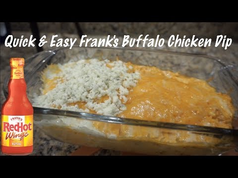 Quick & Easy Franks Buffalo Chicken Dip Recipe | PotLuck Ideas | Southern Smoke Boss