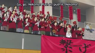 Nekoma’s cheer squad