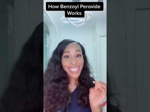 Benzoyl Peroxide for blackheads, whiteheads and acne bumps