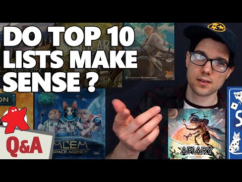 Do top 10 lists make sense? | Board Game Q&A