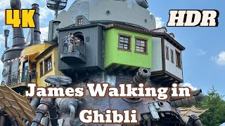 "4K HDR Dolby Vision: James walking in Studio Ghibli, Aichi, Japan. Kiki's Delivery Service, Ghibli'