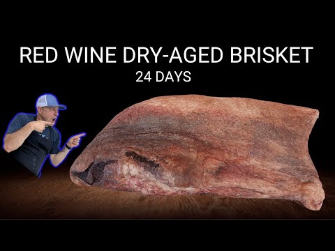 24 DAYS RED WINE DRY-AGED BRISKET | Texas Style