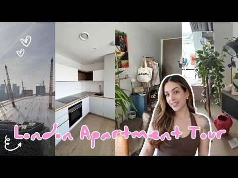 LONDON APARTMENT TOUR! WHAT £2000 RENT GETS YOU IN LONDON | NORTH GREENWICH O2