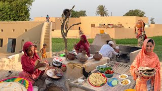 Morning Routine of Village Woman Pakistan | Village Life Pakistan | Cooking Traditional Breakfast