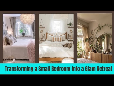 Transforming a Small Bedroom into a Glam Retreat