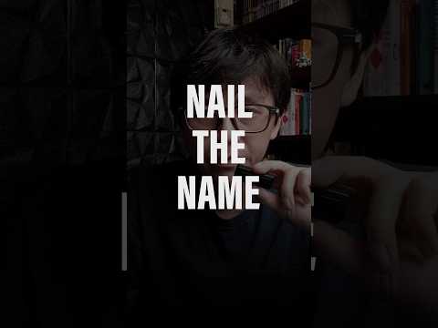 Nail the Name | Brand Design Tip No. 11 #branddesign #branding