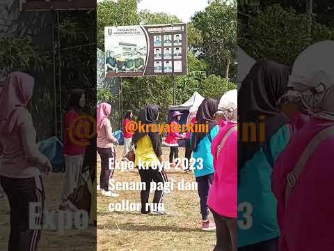 viral senam pagi di expo kroya 2023 auto ambyar #senam #senamsehat #senamkreasi #senamaerobik#kroya