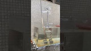 TLP floating wind turbine lab scale (trial 1)