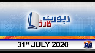 Report Card | Aleena Farooq Sheikh | 31st July 2020