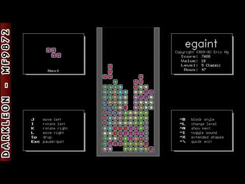 Egaint © 1989 Eric Ng - PC DOS - Gameplay