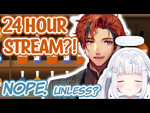 RoberuNightMea 24 hour stream? [Yukoku Roberu/Kagura Mea]