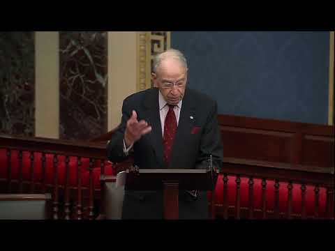 Grassley Calls for a Foreign Policy Based on American Strength on the Senate Floor