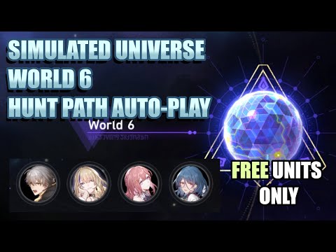 F2P Simulated Universe World 6 Boss | Hunt Path Auto-play