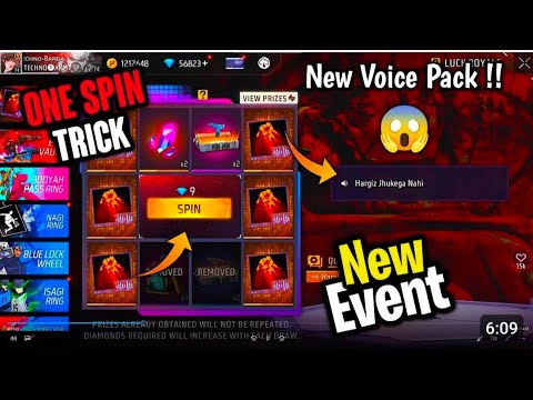 PUSHPA VOICE PACK || NEW EVENT IN FREE FIRE || FEDED WHEEL IN FREE FIRE INDIA ||