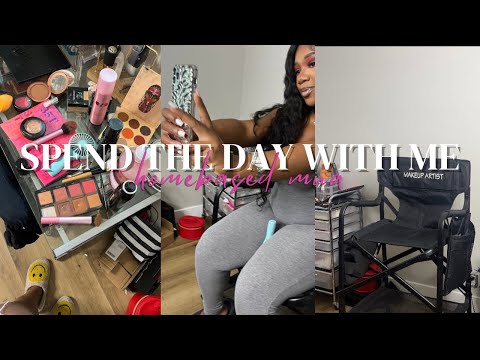 SPEND THE DAY WITH ME | HOME-BASED MUA 🏠