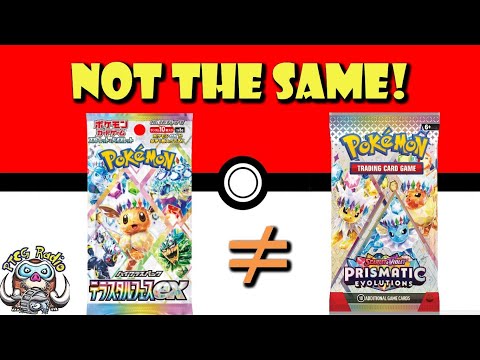 Prismatic Evolutions is NOT the Same as Terastal Festival! Is Japanese Set Best!? (Pokémon TCG News)