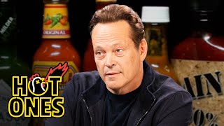 Vince Vaughn Catches a Hot Streak While Eating Spicy Wings | Hot Ones