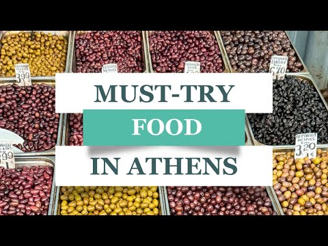 Must Try Food in Athens #athens #greece #food #foodtour