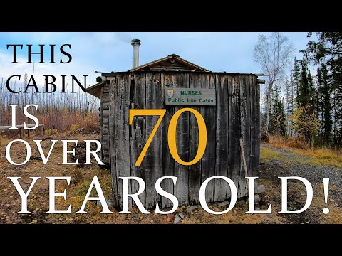 I stayed in this RUSTIC CABIN in the ALASKAN WILDERNESS!