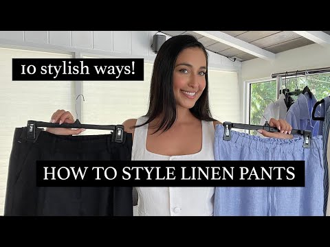 HOW TO STYLE LINEN PANTS | Stylish Outfit Ideas