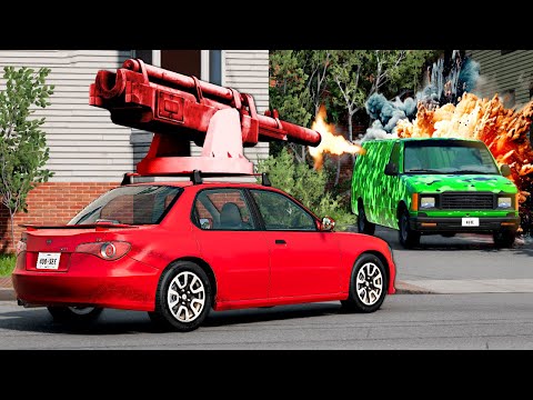 Hide & Seek with CANNONS on CARS! (BeamNG)