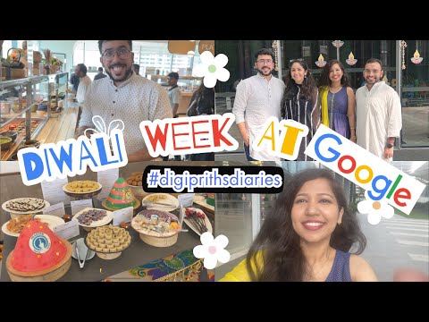 Diwali celebrations at work, dressed up in ethnic for a week | #digiprithsdiaries #googlediwali