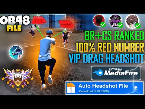 OB48 update no drag auto headshot config file free fire aimbot+aimlock | free fire Max headshot hack