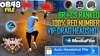 OB48 update no drag auto headshot config file free fire aimbot+aimlock | free fire Max headshot hack