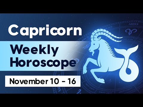 Capricorn Weekly Horoscope: November 10 to 16, 2024