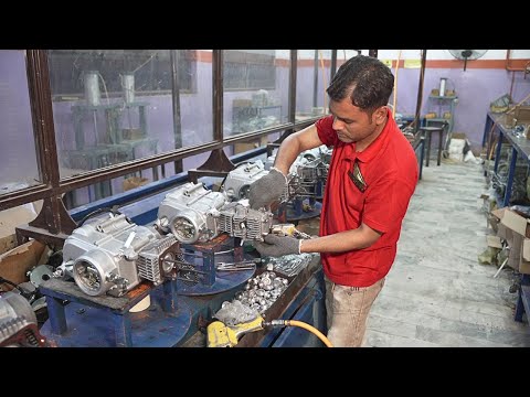 70CC motorcycle Engine Assembling #motorcycle #motorbike #engine #assembling