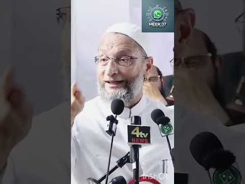 "Asaduddin Owaisi का जोरदार बयान | फजर की नमाज़ और पुल-ए-सिरात का सबक" #asaduddinowaisi #shorts