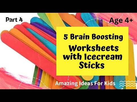 Part-4 Brain Boosting Fun Activities for Kids (Age 4+) | #brainboostingactivities #worksheets