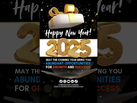 Happy New Year!  #cyberbacker #workfromhome #2025