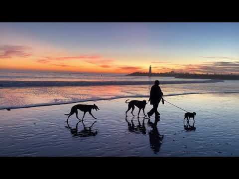 [4KHDR] Twin Lakes Beach at Sunset, Santa Cruz