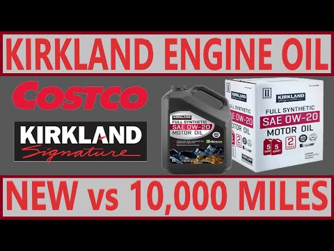 Costco Kirkland Motor Oil New vs 10,000 Miles