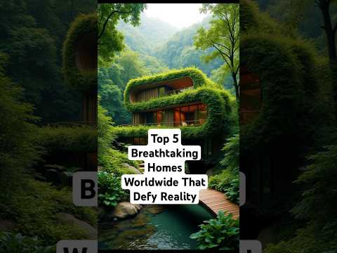 Top 5 Breathtaking Homes Worldwide That Defy Reality #shorts #home #youtubeshorts #viralshorts