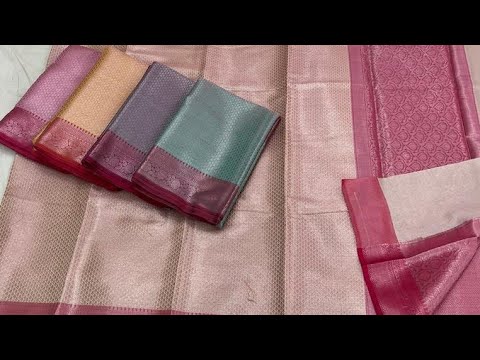 Banarasi Tissue Saree || Kora Muslin Tissue Saree