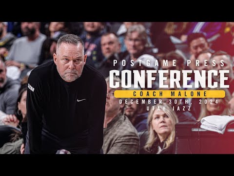 Coach Malone Full Postgame Press Conference vs. Jazz 🎙 | 12/30/24