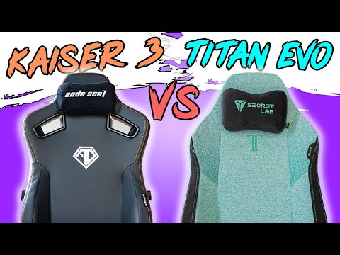 AndaSeat Kaiser 3 vs Secretlab Titan Evo 2022 - Which is King of Gaming Chairs?