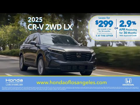 2025 Honda CR-V Lease Deals in Los Angeles | Monster Savings at Honda DTLA